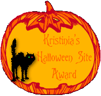 I won Kristinia's Halloween Award!